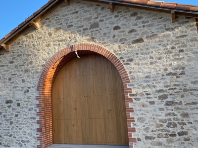 Porte chêne extérieure